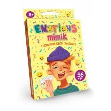 Карткова гра Emotions Mimik (українською), Danko Toys