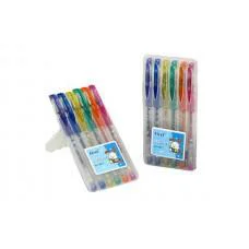 Набір гелевих ручок із блиском, 6 кольорів, GB-205-6 Набір гелевих ручок із блиском, 6 кольорів, GB-205-6