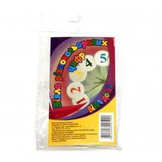 Віяло Цифри від 1 до 10, різнокольорові, 2 шт. в упаковці