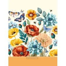 Блокнот, 145x197 мм, 55 г/м², 48 аркушів, інтегральна палітурка, матова ламінація 23143