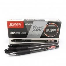 Набір гелевих ручок Aodemei Black Pearl, 0.5 мм, чорна, 12 шт.