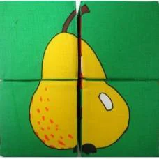 Кубики м’які Збери картинку фрукти, 126/3