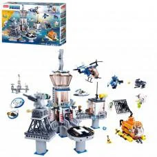Конструктор детский SLUBAN Морская полиция, M38-B0828, 1016 деталей, фигурки персонажей