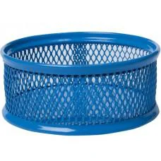 Підставка для скріпок, металева, синій