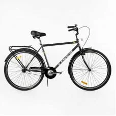Велосипед міський Corso "Liner" одношвидкісний, сталева рама 21’’, багажник /1/ (LN-28108)