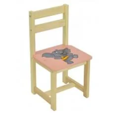 Стул "Слон" розовый 4032 Бамсик