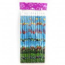 Олівець AP, HB, з гумкою, 2.0 мм, 12 шт.