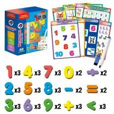 Магнитный набор Математика с маркером, Vladi Toys, VT5411-16