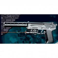 Пістолет 33см, пластикові кулі, лазер, на бат(табл), у п/е 18,5-24-3,5см /48/ Пістолет 33см, пластикові кулі, лазер, на бат(табл), у п/е 18,5-24-3,5см /48/