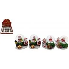 Сувенір Куля снігова 45 мм Дід Мороз Сніговик Ведмідь (в асортименті) WH-4-45