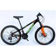 Велосипед Спортивний Corso 24" дюймів «Project» рама алюмінієва 11’’, обладнання Saiguan 21 швидкість, зібран на 75% /1/ (P-24307)