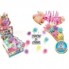 Гра антистрес, Е-їжачок, насадка-липучка на олівець, 4 кольори, 16x23x9.5 см