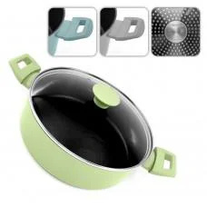 Каструля з кришкою лита мармур "Megastone" інд. дно 4.5л 10372-28S /6/