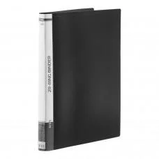 Папка пластикова з 2-ма кільцями, А4 (25 мм), Jobmax, чорний