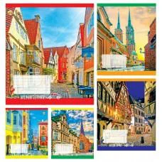 Зошити учнівські 60 аркушів клітинка Тверда Міста, 10 шт. в упаковці