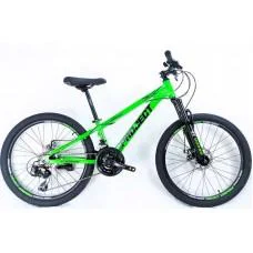 Велосипед Спортивний Corso 24" дюймів «Project» рама алюмінієва 11’’, обладнання Saiguan 21 швидкість, зібран на 75% /1/ (P-24119)