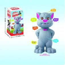 Интерактивный кот-герой, на батарейках, подсветка, звук, реагирует на прикосновение, запись и воспроизведение голоса