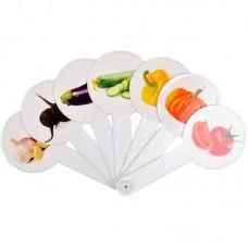 Віяло Кольори та овочі, 2 шт. в упаковці