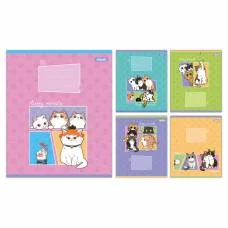 Зошити учнівські 18 аркушів лінія 1B Fluffy miracle, 25 шт. в упаковці