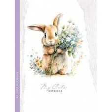 Блокнот, 55 г, 143x200 мм, 48 аркушів, інтегральна палітурка, матова ламінація, дизайн 23096