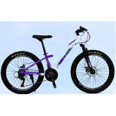 Велосипед Спортивний Corso «GRAVITY» 24" дюйми рама алюмінієва 12’’, обладнання Shimano 21 швидкість, зібран на 75% /1/ (GR-24634)