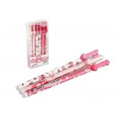 Ручка дитяча пиши-стирай Aodemei Bear, 0.35 мм, синя, 12 шт.