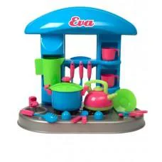 Продукты на липучке, сковородка, нож, овощи/фрукты, 20x12x6 см (в ассортименте)