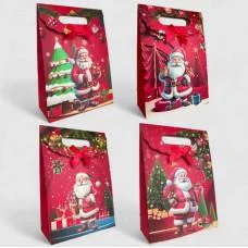 Подарунковий пакет клапан Санта 19×27×9 см (В асортименті) bl2502-111