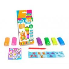 Набір для ліплення з тістом, 6 кольорів Neon Assorted, TM Lovin