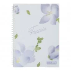 Зошит для нотаток BUROMAX, В5, 80 арк., клітинка, спіраль, пластикова обкладинка, BM.2586-26