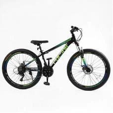 Велосипед Спортивний Corso «PULSAR» 26" дюймів рама алюмінієва 13’’, обладнання Shimano 21 швидкість, зібран на 75% /1/