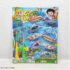 Рибалка магнітна, 2 вудки, рибки, 32.7x40.7x3 см, 088A