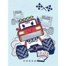 Алмазна мозаїка вибіркова Червона машинка 15×20 см AMV1226