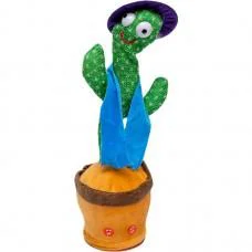 Танцюючий кактус, музичний в капелюсі з підсвічуванням XRZ-95C