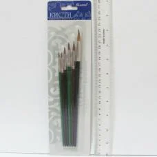 Набір пензлів колонка кругла Josef Otten, 6 шт. в упаковці, 252AB