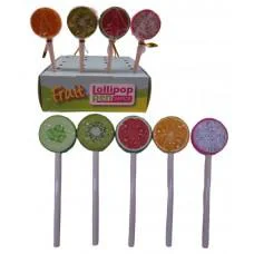 Ручка кулькова Цукерка на паличці-фрукти, 4 шт., 1619 Ручка кулькова Цукерка на паличці-фрукти, 4 шт., 1619