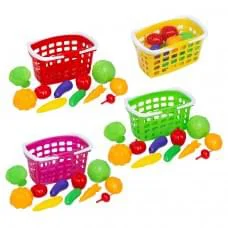 Кошик з ручкою та овочами Бамсик 010/7