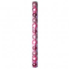 Набір кульок рожевий Святкові 7 см 12 шт 1408_77