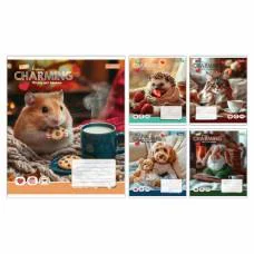 Зошити учнівські 24 аркуша лінія 1B Charming, 20 шт. в упаковці