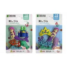 Ластики у наборі Русалка, 12 шт.