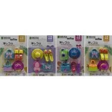 Ластик у наборі Приладдя для дівчинки, 4 шт.,