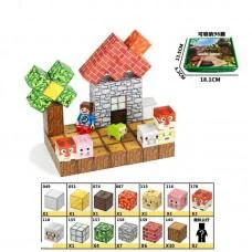 Конструктор магнитный Minecraft, LZCK053, 59 деталей, 18x14x5 см