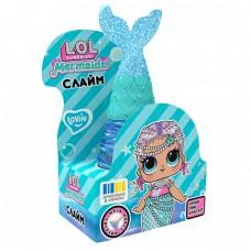 Слайм Lovin LOL Surprise Русалка, блакитна, 250 мл, Окто, LOL80196