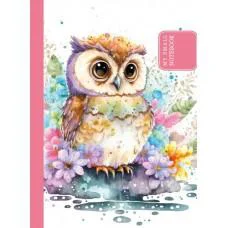 Блокнот, 60 г, 105x148 мм, 48 аркушів, інтегральна палітурка, матова ламінація, дизайн 23124, чисті аркуші