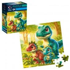 Пазли De.tail Веселі динозаврики, 64 деталі, DT1234-21