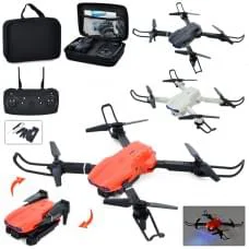 Квадрокоптер р/к, акум,20см,камера, світло,зап.лоп,USBзар,3 кольори,в валізі, 21-16-6см /4/