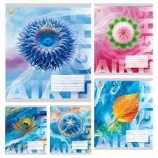 Зошити учнівські 60 аркушів клітинка Тверда Макро, 10 шт. в упаковці