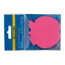 Блок для приміток Яблуко, 50 аркушів, неон (В асортименті)