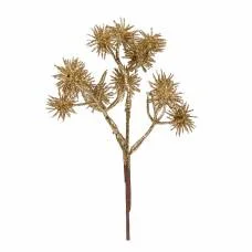 Гілка декоративна Yes! Fun Колючка золото з глітером, 21 см