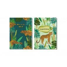 Зошит, А5, 210x148 мм, тверда палітурка, 80 аркушів, серія Wild